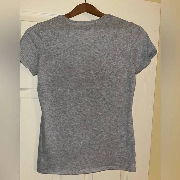 Women’s Small Standard Fit North Face Grey & White TShirt - Picture 11 of 12